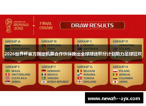 2026世界杯官方指定机票合作伙伴推出全球球迷积分计划助力足球狂欢 2026世界杯官方指定机票合作伙伴推出全球球迷积分计划助力足球狂欢